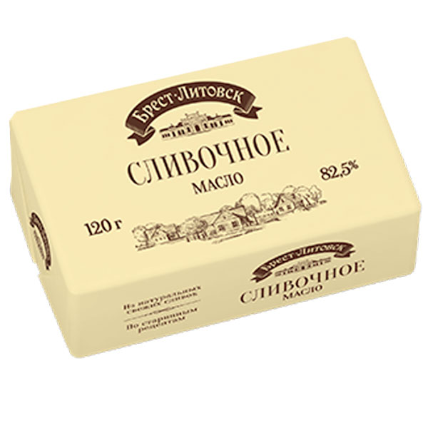 Butter Sweet Cream 82.5% – Unsalted – 4.23 oz (120gr)